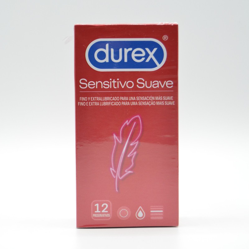 PRESERVATIVOS DUREX SENSITIVO SUAVE 12 U Preservativos
