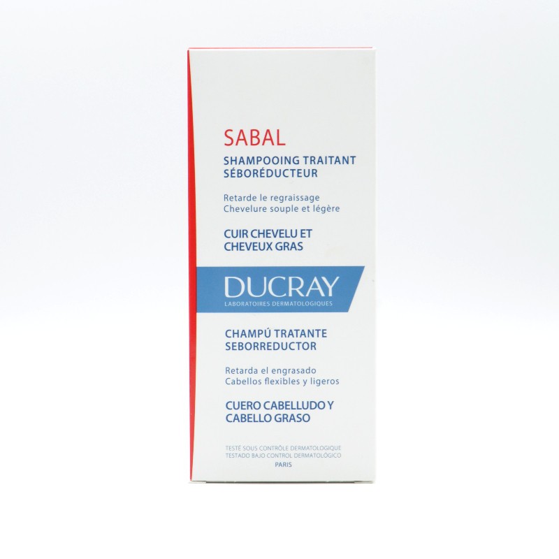 DUCRAY CHAMPU SABAL CABELLO GRASO 125 ML Pelo graso