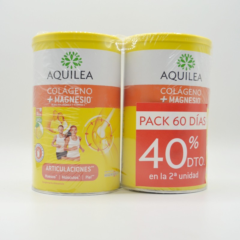 AQUILEA ARTICULACIONES COLAGENO+MAGNESIO 375 GR DUPLO 40% 2ºU Articulaciones y huesos
