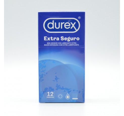PRESERVATIVOS DUREX EXTRA SEGURO 12 U Preservativos