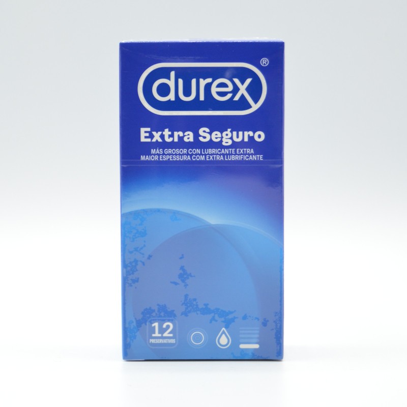 PRESERVATIVOS DUREX EXTRA SEGURO 12 U Preservativos