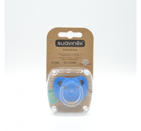 CHUPETE SUAVINEX PREMIUM SILICONA ANATOMICA 6-18M 1UD Chupetes y broches