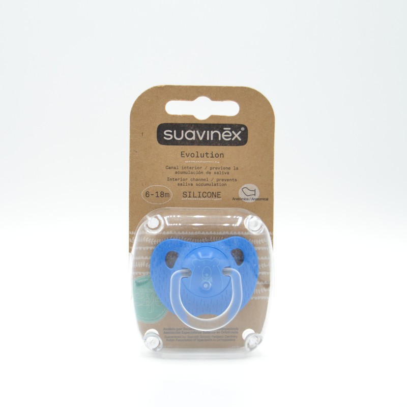 CHUPETE SUAVINEX PREMIUM SILICONA ANATOMICA 6-18M 1UD Chupetes y broches