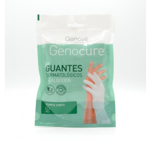 GUANTES ALGODON DERMATOLOGICO GENOVE T/L 2U Guantes