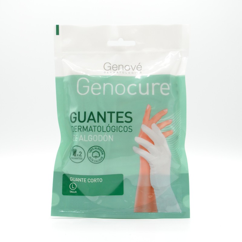 GUANTES ALGODON DERMATOLOGICO GENOVE T/L 2U Guantes