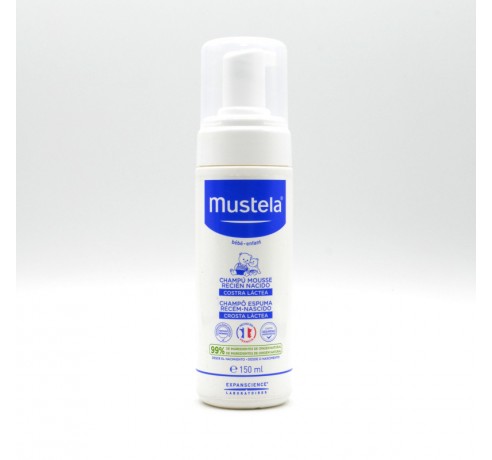 MUSTELA CHAMPU ESPUMA RECIEN NACIDO 150 ML. Higiene e hidratación