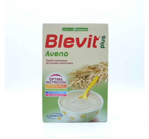 BLEVIT PLUS AVENA 300 GR. Papillas y snacks