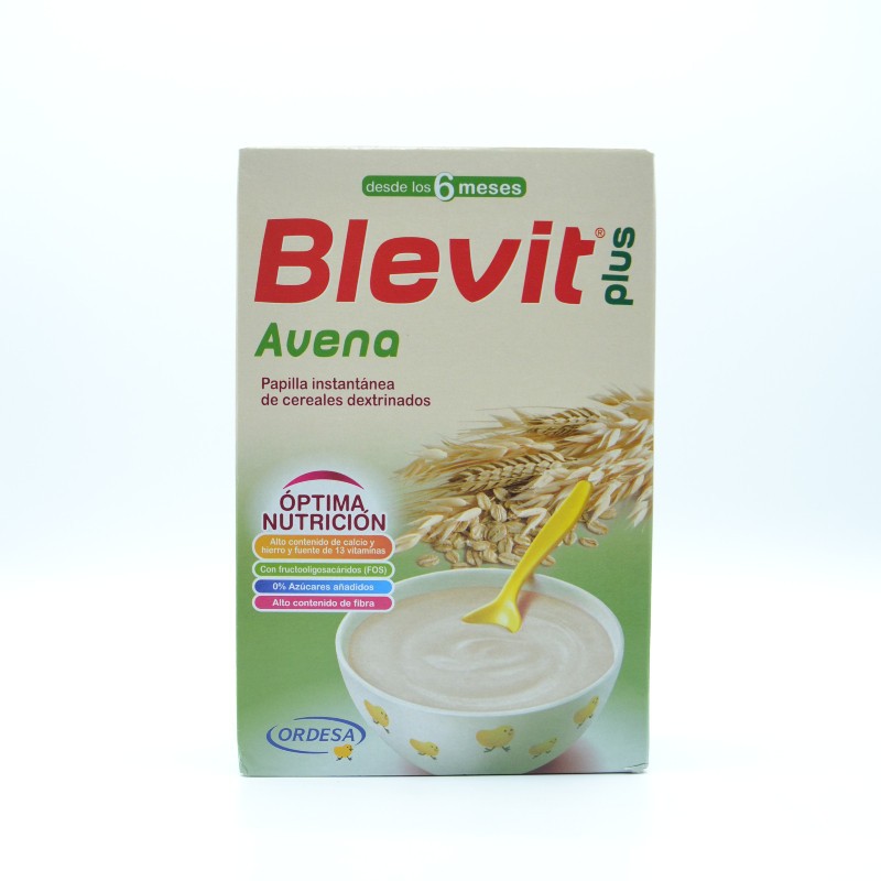 BLEVIT PLUS AVENA 300 GR. Papillas y snacks