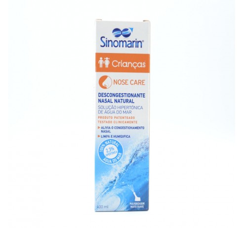 SINOMARIN NIÑOS SOLUCION HIPERTONICA DE AGUA DE MAR 100 ML Limpieza nasal