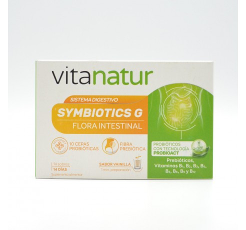 VITANATUR SIMBIOTICS G 2.5 G 14 SOBRES Probióticos y sueros de rehidratación