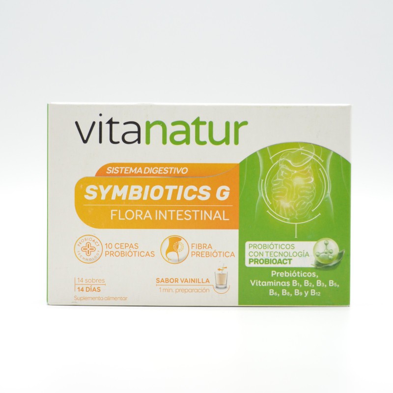 VITANATUR SIMBIOTICS G 2.5 G 14 SOBRES Probióticos y sueros de rehidratación