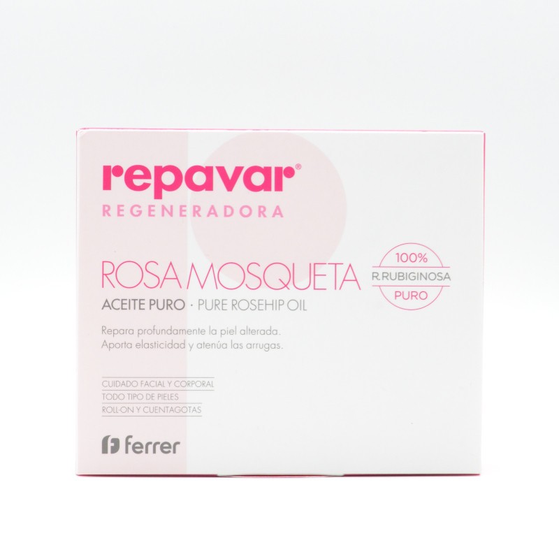 REPAVAR ACEITE ROSA MOSQUETA 100% PURO 15ML Parafarmacia