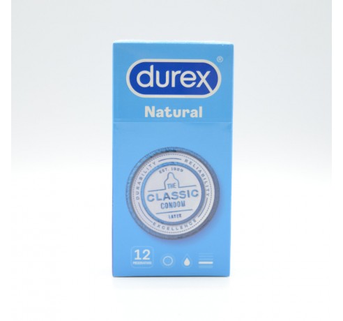 PRESERVATIVOS DUREX NATURAL PLUS 12U Preservativos