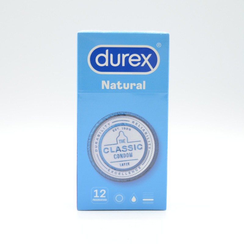 PRESERVATIVOS DUREX NATURAL PLUS 12U Preservativos