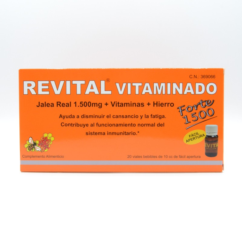 REVITAL VITAMINADO FORTE 20 AMPOLLAS Defensas