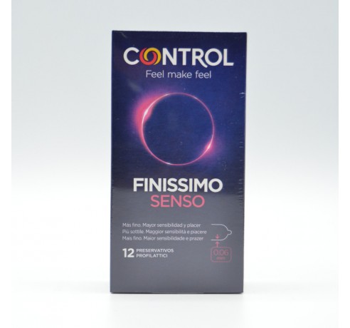 PRESERVATIVOS CONTROL FINISSIMO SENSO 12 U Preservativos