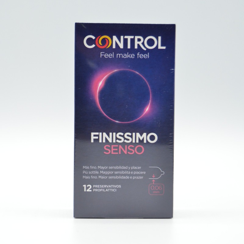 PRESERVATIVOS CONTROL FINISSIMO SENSO 12 U Preservativos