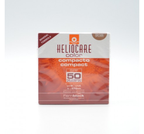 HELIOCARE COMPACT BRONW SPF50+ PIEL NORMAL-SECA 10G Facial adulto