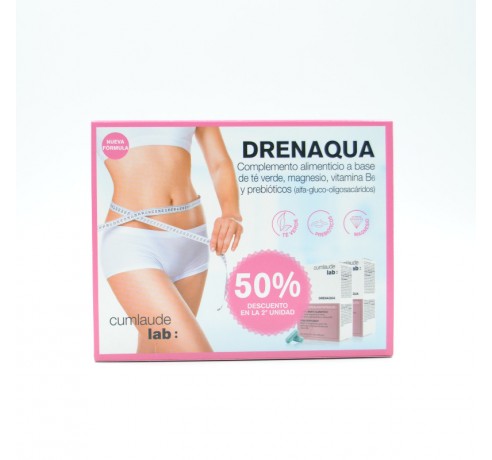 DRENAQUA PACK 2ª UD 50% CUMLAUDE Diuréticos y depurativos