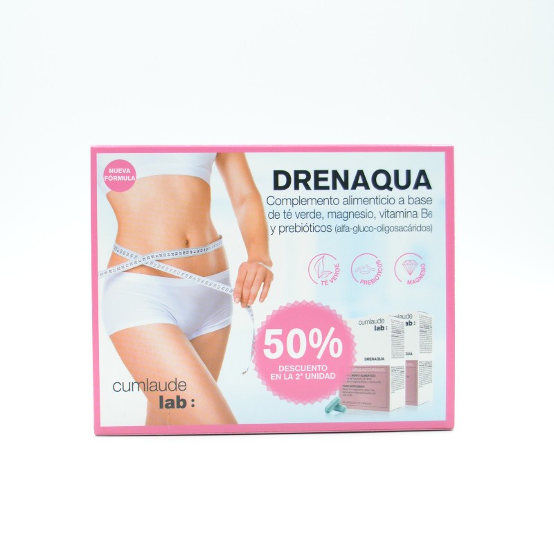 DRENAQUA PACK 2ª UD 50% CUMLAUDE Diuréticos y depurativos