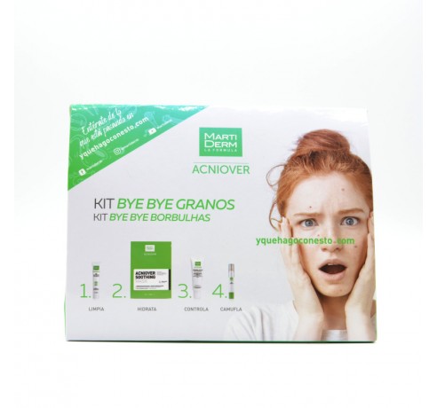 MD ACNIOVER KIT BYE BYE GRANOS (CREMIGEL+ STICK Acné