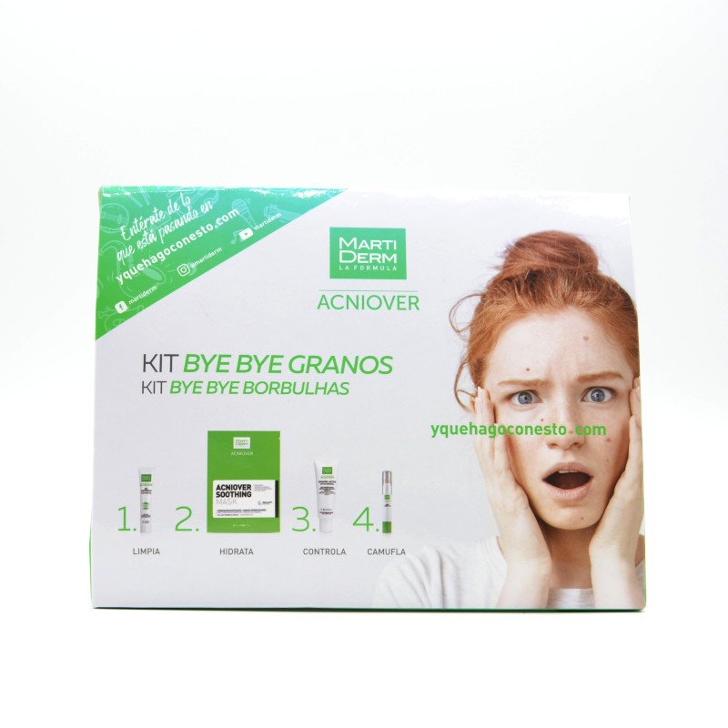 MD ACNIOVER KIT BYE BYE GRANOS (CREMIGEL+ STICK Acné