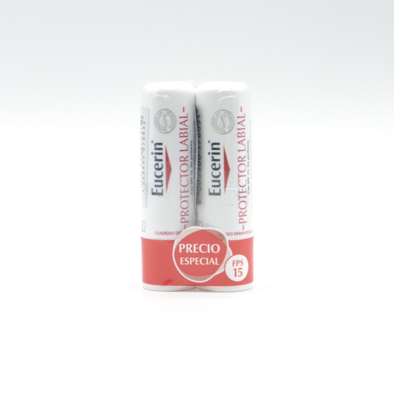 EUCERIN PROTECTOR LABIAL DUPLO Aftas y herpes