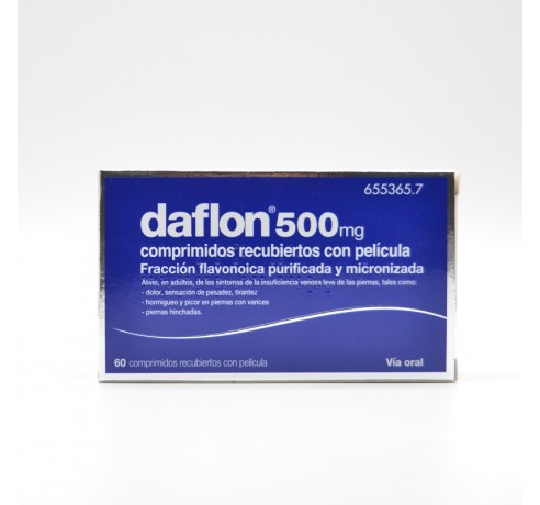 DAFLON 500 MG 60 COMPRIMIDOS RECUBIERTOS Circulación