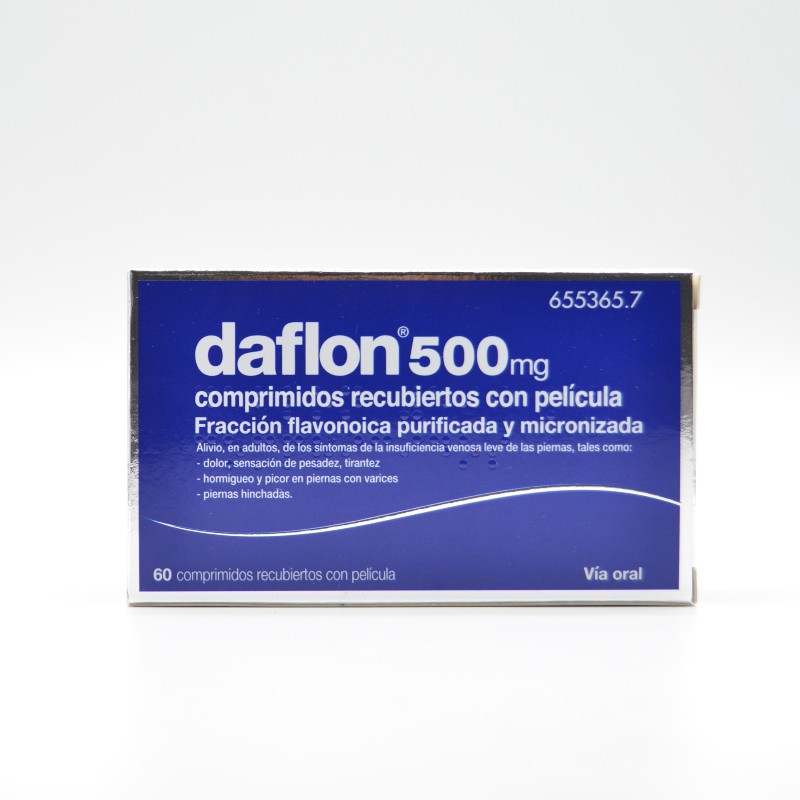 DAFLON 500 MG 60 COMPRIMIDOS RECUBIERTOS Circulación