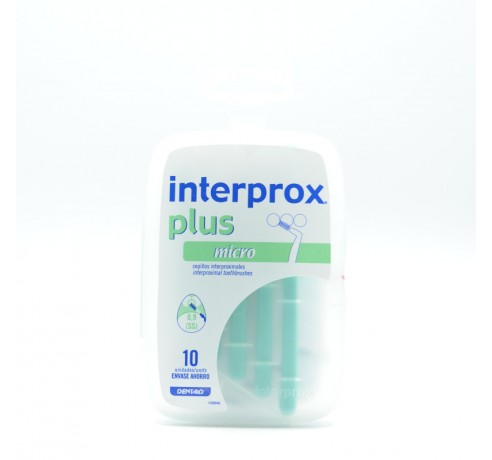 INTERPROX PLUS 2G MICRO 10 U VERDE Cepillos