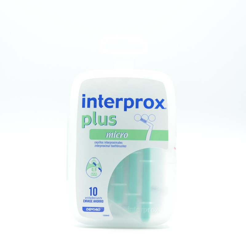 INTERPROX PLUS 2G MICRO 10 U VERDE Cepillos