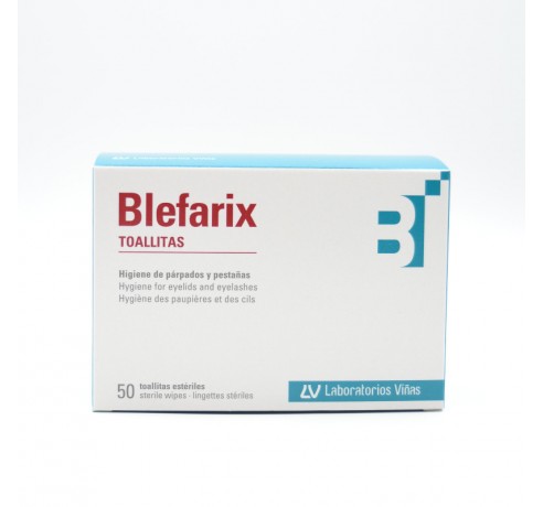 BLEFARIX 50 TOALLITAS Higiene ocular y toallitas