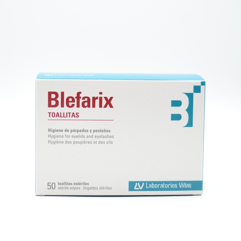 BLEFARIX 50 TOALLITAS Higiene ocular y toallitas