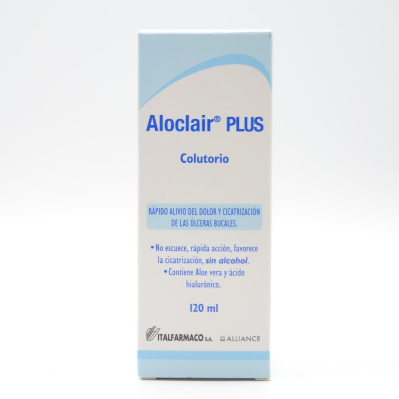 ALOCLAIR PLUS COLUTORIO 120 ML Aftas y herpes