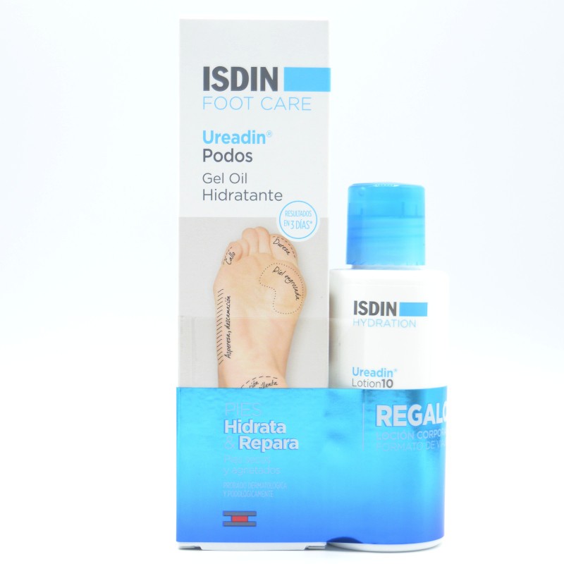 UREADIN PODOS GEL OIL 75ML + LOCION CORPORAL REG Hidratación y piel atópica