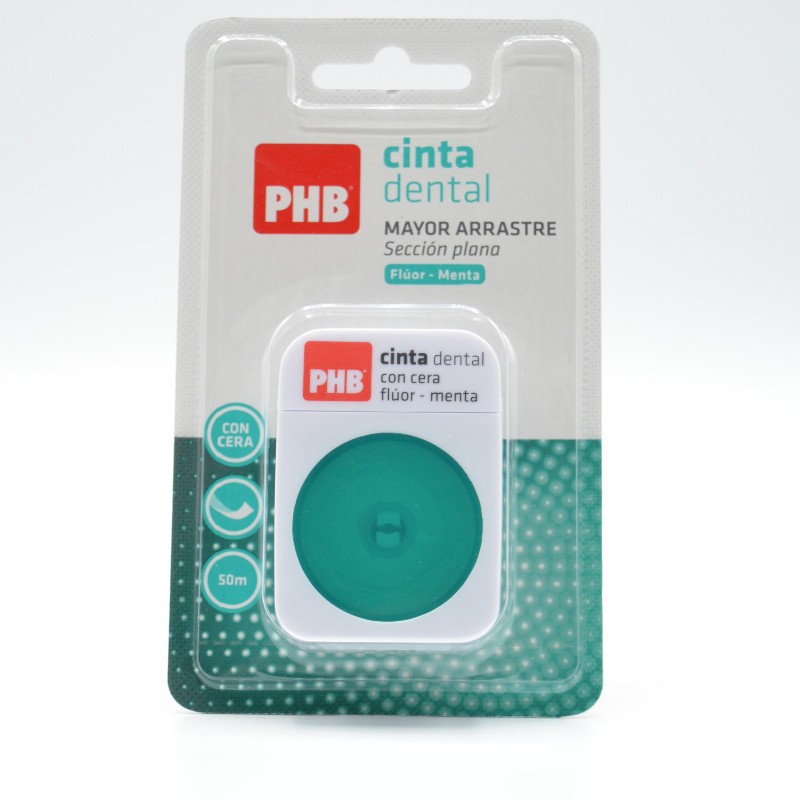 PHB CINTA FLUOR Y MENTA CON CERA Sedas, hilos dentales