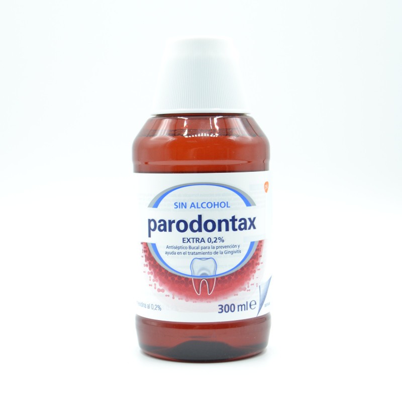 PARODONTAX COLUTORIO EXTRA 0.2% CLOREXIDINA 300 ML. Encías, caries, dientes sensibles
