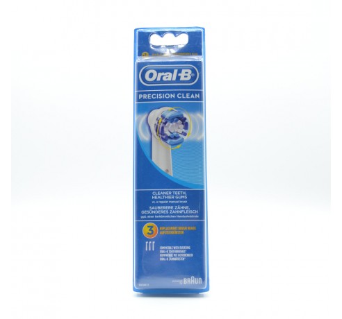 ORAL-B RECAMBIO C.E.PRECISION CLEAN 3 U Cepillos