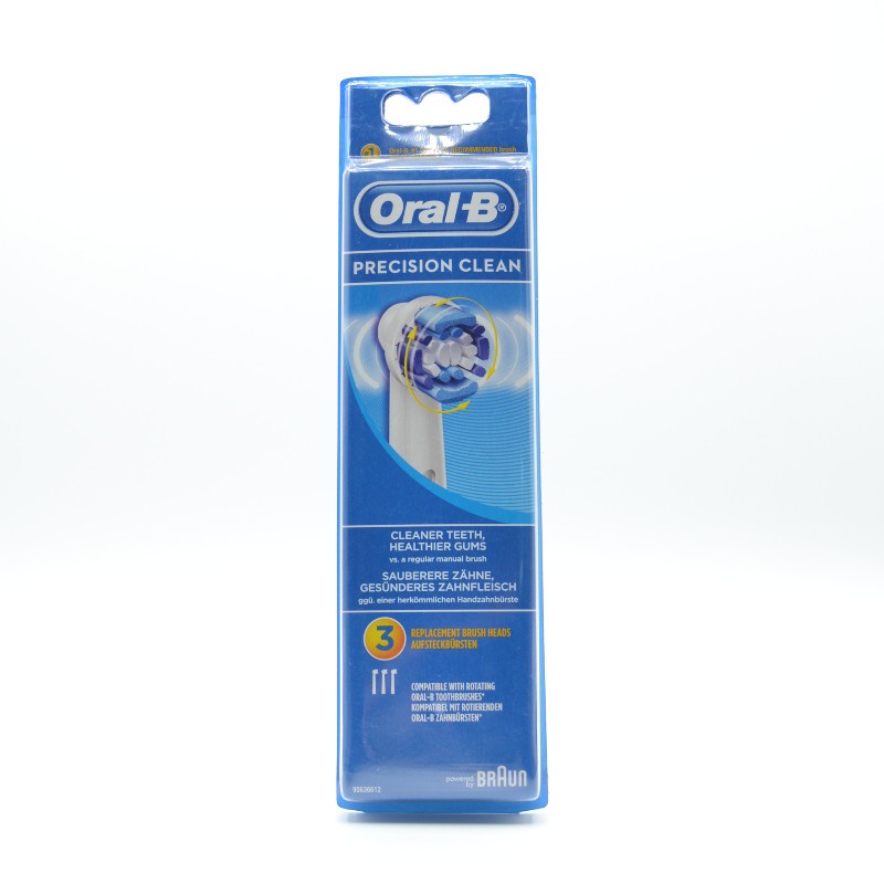 ORAL-B RECAMBIO C.E.PRECISION CLEAN 3 U Cepillos