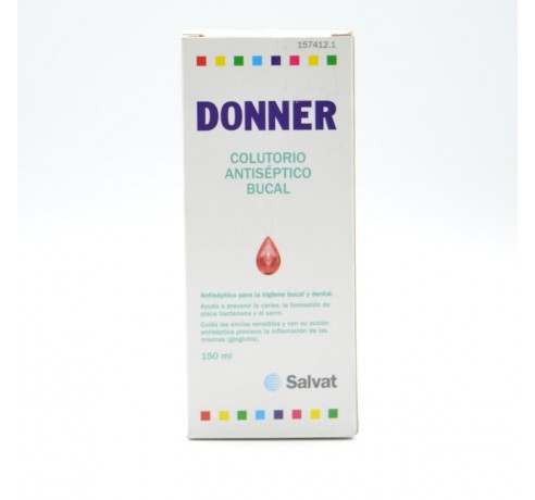 ANTISEPTICO DONNER DENTAL 150 ML. Encías, caries, dientes sensibles