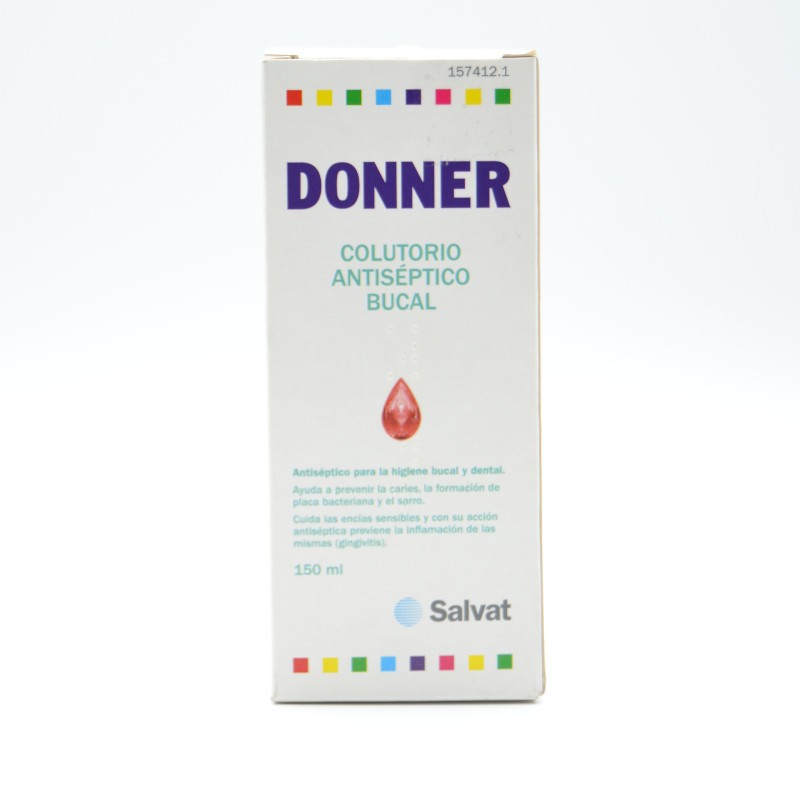 ANTISEPTICO DONNER DENTAL 150 ML. Encías, caries, dientes sensibles