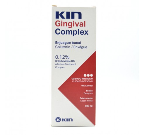 KIN GINGIVAL ENJUAGUE BUCAL 500 ML. Encías, caries, dientes sensibles