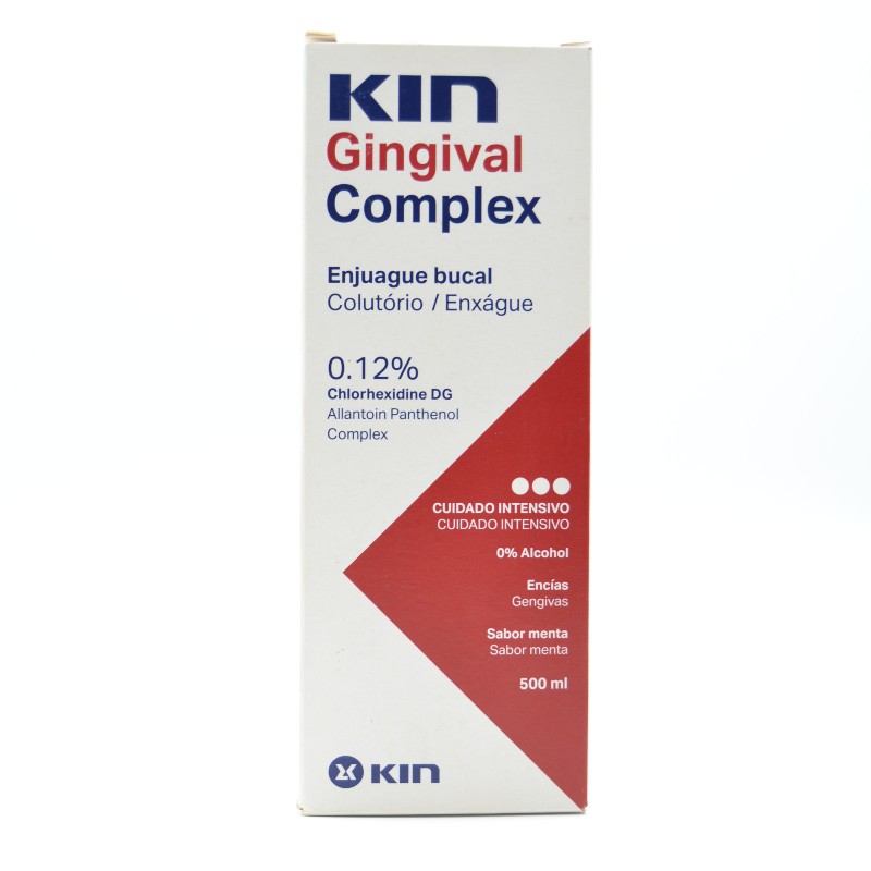 KIN GINGIVAL ENJUAGUE BUCAL 500 ML. Encías, caries, dientes sensibles