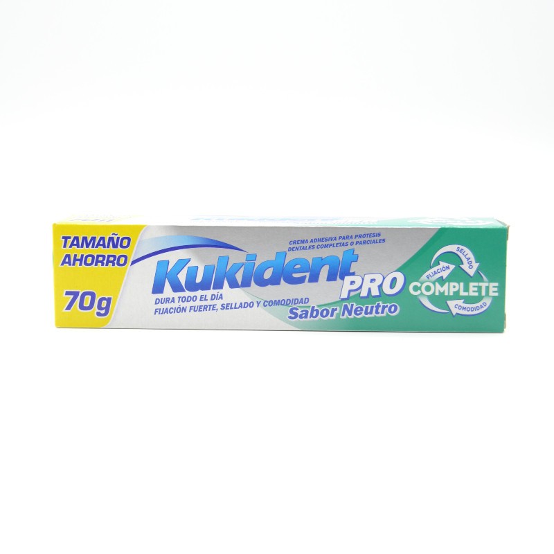 KUKIDENT COMPLET NEUTRO TAMAÑO AHORRO 70 GR Prótesis dental