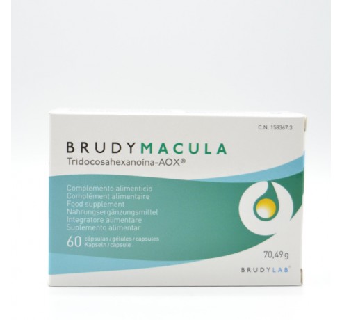 BRUDY MACULA 60 CAPSULAS Vitaminas para los ojos