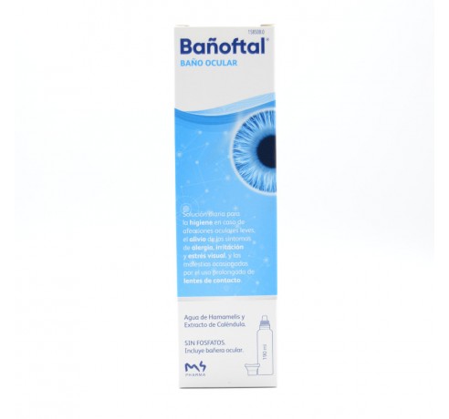 BAÑOFTAL BAÑO ACULAR 190 ML Higiene ocular y toallitas