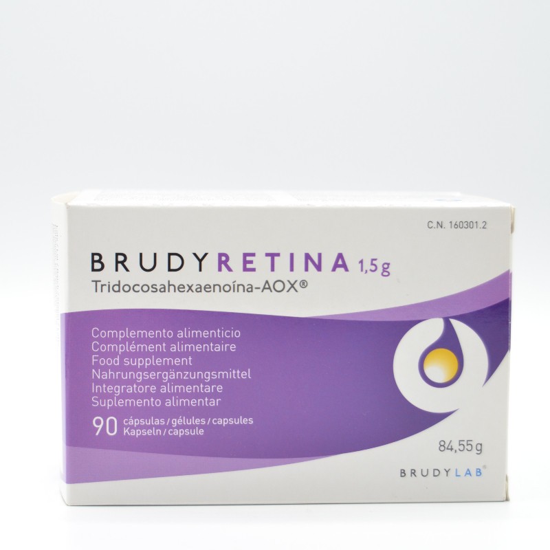 BRUDY RETINA 1,5GR. 90 CAPSULAS GELATINA Vitaminas para los ojos