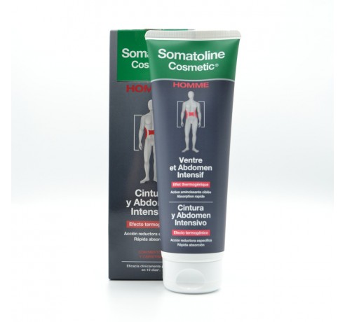 SOMATOLINE HOMBRE CINTURA Y ABDOMEN INTENSIVO 250 ML Anticelulíticos y reafirmantes