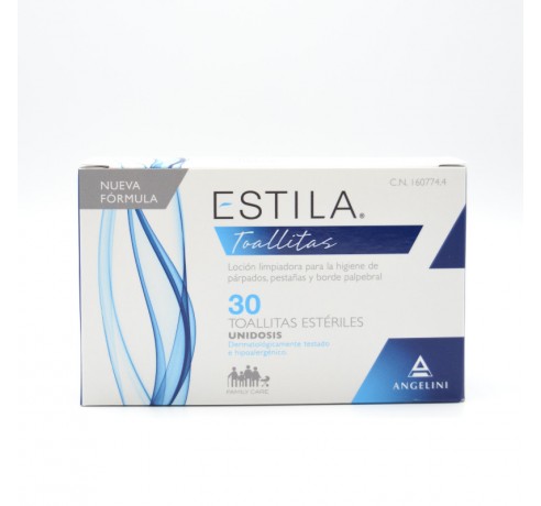 ESTILA TOALLITAS 30 U Higiene ocular y toallitas