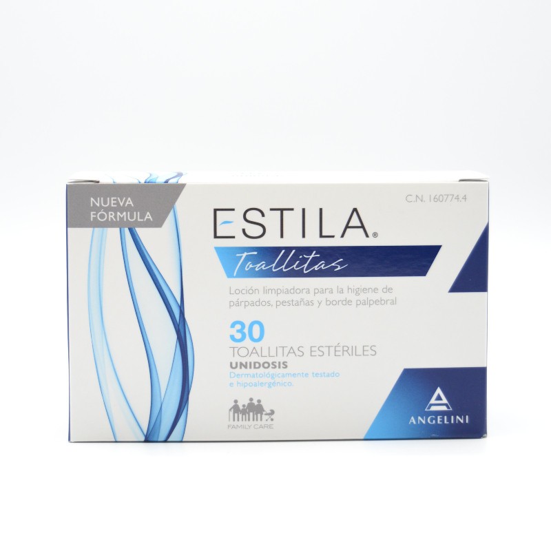 ESTILA TOALLITAS 30 U Higiene ocular y toallitas